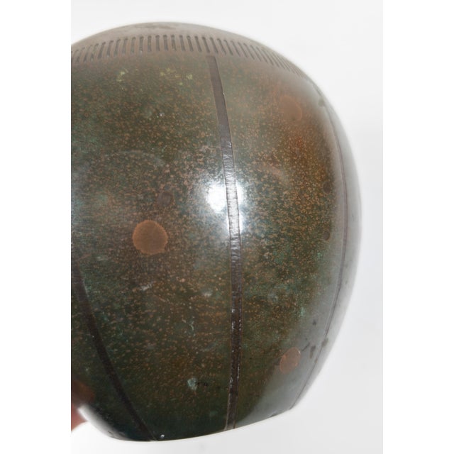 Mid-Century Modernist German WMF Bronze Vase Attributed to Paul Haustein For Sale - Image 14 of 14