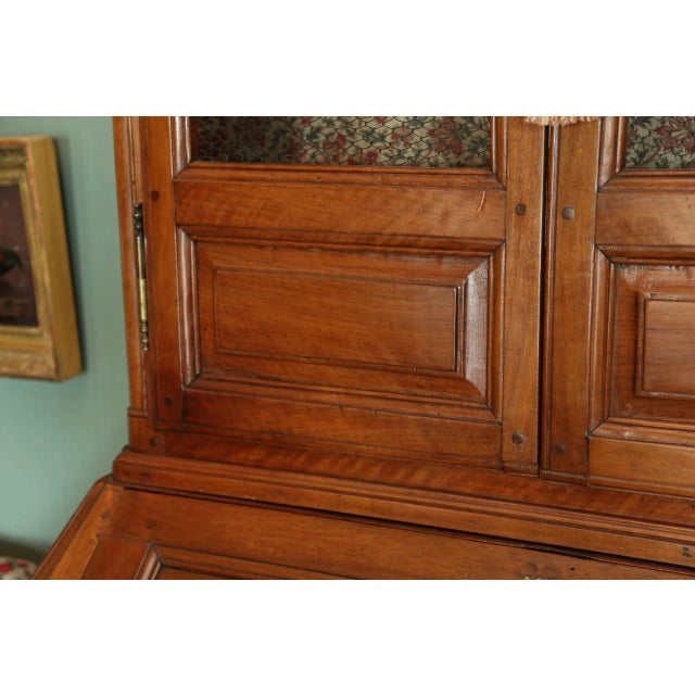 18th Century Louis XV Provincial Walnut Secretaire For Sale - Image 9 of 10