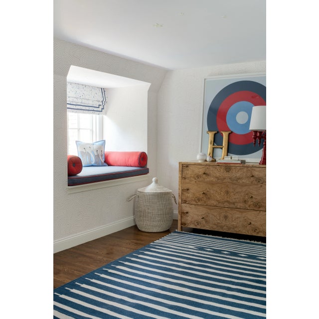 Erin Gates Erin Gates by Momeni Thompson Billings Light Blue Hand Woven Wool Area Rug 5' X 7'6" For Sale - Image 4 of 12