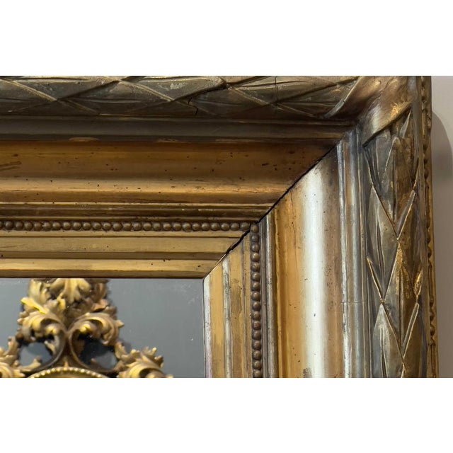 Mirror in Gilded Wood For Sale - Image 4 of 10