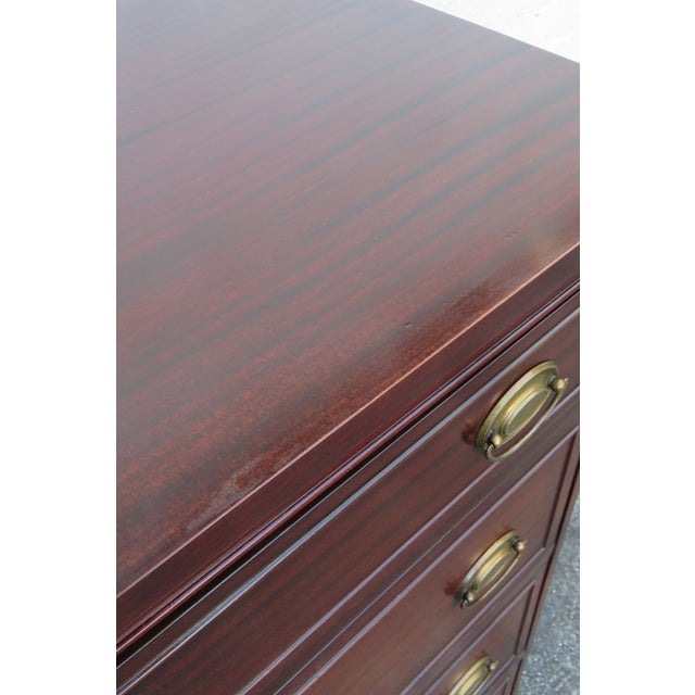 1940s Mahogany Tall Chest of Drawers 6257 For Sale - Image 11 of 15
