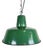 Industrial Green Enamel Pendant Lamp, 1960s For Sale