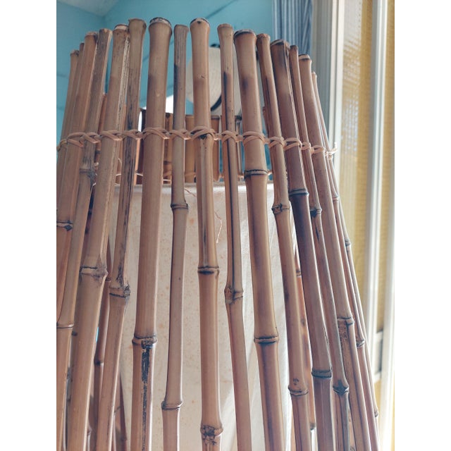 Bamboo Floor Lamp by Franco Albini for Vivai Del Sud, 1960s For Sale - Image 6 of 8