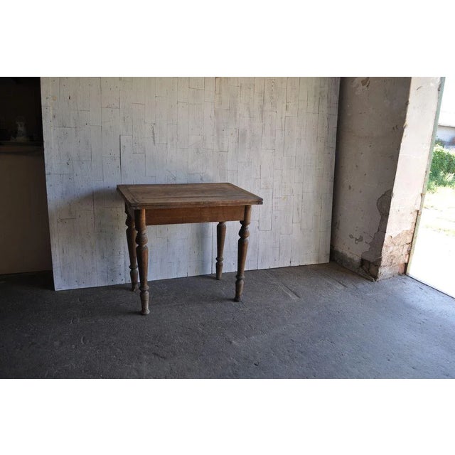 Brown Rustic Dining Table, 1950s For Sale - Image 8 of 8