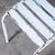 1950's French ArtProg Sky Blue Metal Stacking Outdoor Chairs. Reminiscent of Tolix but not made by Tolix, ArtProg was a...