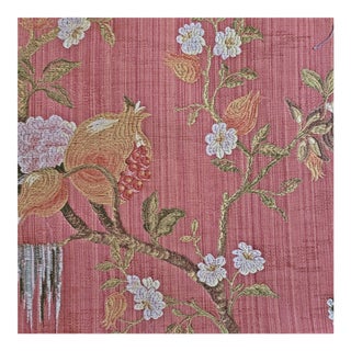 Scalamandre Melograno Lampas Designer Fabric by the Yard For Sale