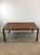 Mid-Century Modern Mid Century Modern Rectangular Teak Dining Table With Black Painted Legs For Sale - Image 3 of 11