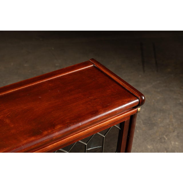 Early 20th Century Imitation Mahogany Two-Section Barrister Case by Globe-Wernicke For Sale - Image 9 of 13