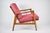 Scandinavian Armchair in Pink Fabric, 1960s For Sale - Image 6 of 10