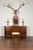 French Vintage Gilt Metal Side Table with Faux Bois Style Legs and Marble Top For Sale - Image 4 of 11