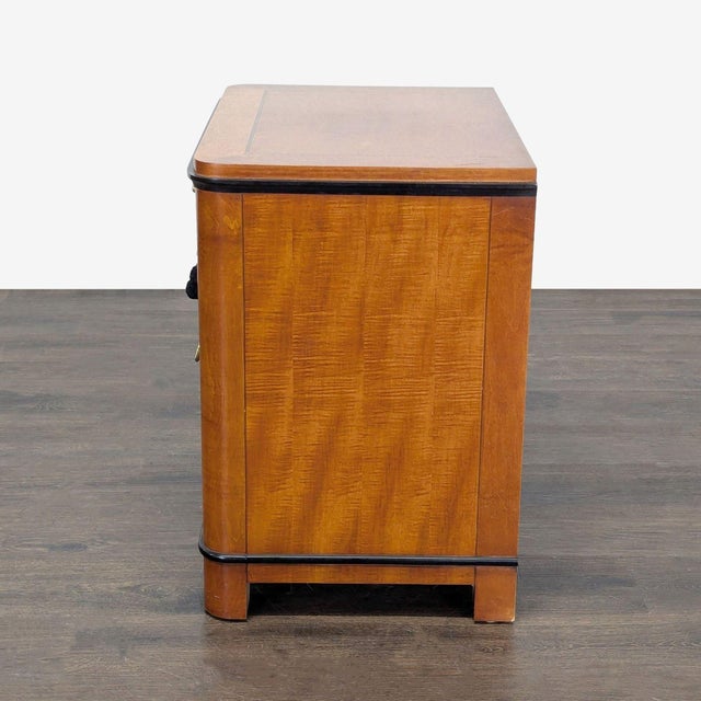 Mount Airy Furniture Company Vintage National Mt. Airy Vienna Three Drawer Nightstand For Sale - Image 4 of 11