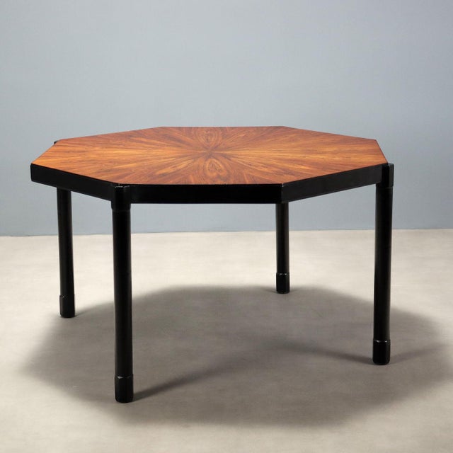 Vintage Octagonal Dining Table, 1960s For Sale - Image 11 of 11