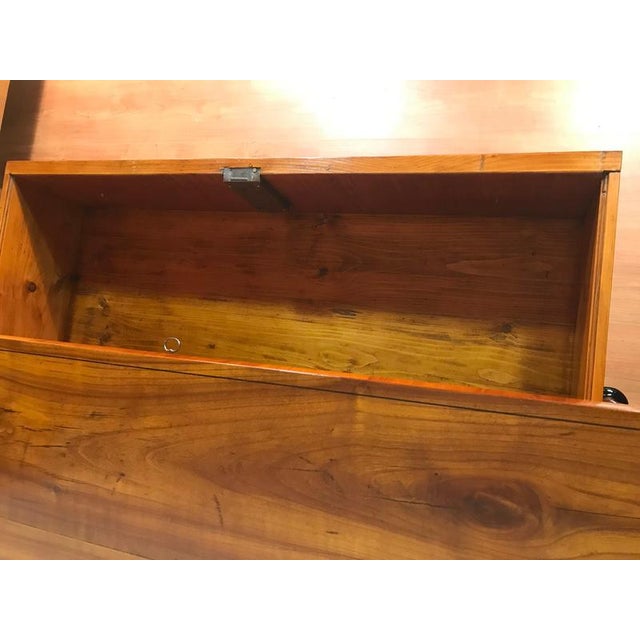 Wood Antique Biedermeier Cherrywood Chest of Drawers, 1820 For Sale - Image 7 of 13