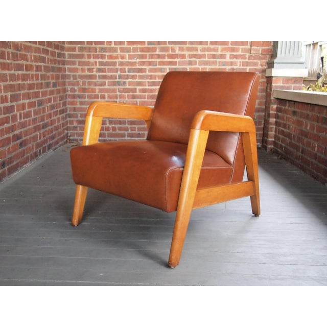 Mid 20th Century Lounge Armchair Attributed to Russel Wright for Thonet For Sale - Image 13 of 13