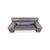 Postmodern Black Leather Brigadier Three-Seater High-Back Chair by Cini Boeri for Knoll For Sale - Image 3 of 13