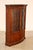 High Quality American Made Mahogany Display Cabinet Bookcase with Pair of Glazed Doors Opening to Lighted Interior with...