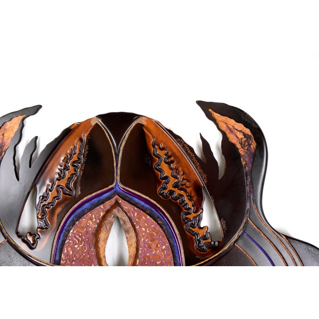 1980s 1980s Scarab Totem Abstract New Age Surreal Sculpture by Mickey Kane For Sale - Image 5 of 10