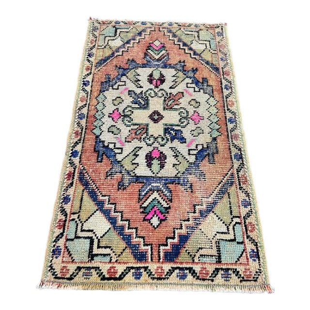 Turkish Yastik Rug 1'10" x 3'1" For Sale