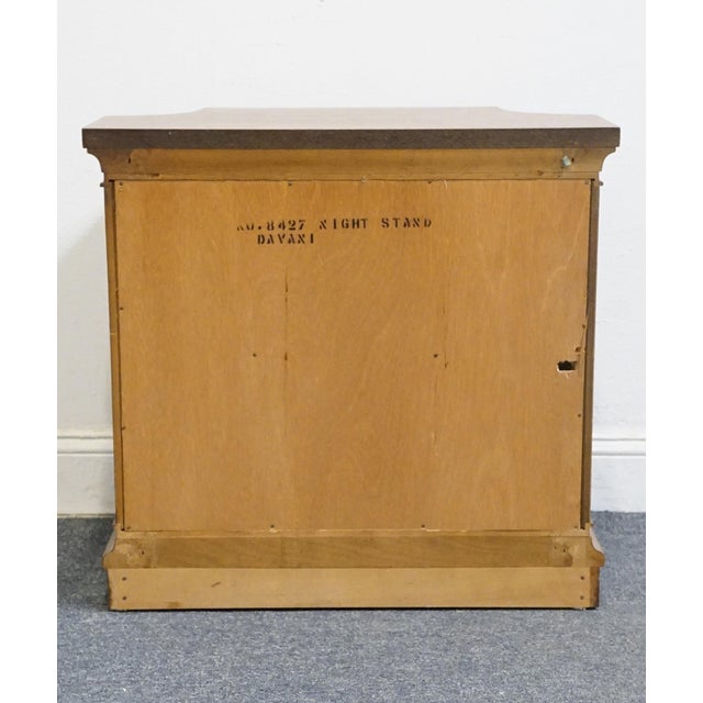 Drexel Furniture Davani Collection Italian Neoclassical Tuscan Style 27" Cabinet Nightstand For Sale - Image 9 of 11