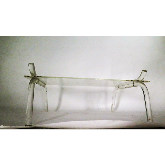 1970's Plexiglass Bed Tray Chairish