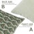 Fabdivine Artistic Block Lotus Print Pillow Cover in Linen Blend- 24x24 For Sale - Image 4 of 5