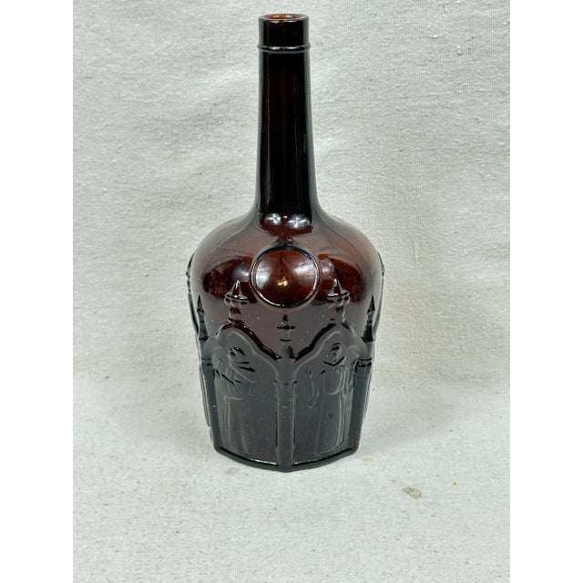 Antique Amber Figural Monk Bottle For Sale - Image 4 of 12
