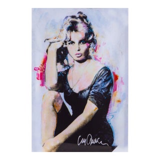Brigitte Bardot, Sid Maurer Giclee Print on Canvas For Sale