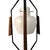 1960s 1960s Mid-Century Modern Italian Pendant Lamp by Stilnovo in Brass, Teak, and Opaline Glass For Sale - Image 5 of 8