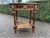 Late 20c French Artisan Louis XVI Mahogany Marble Side Table For Sale - Image 12 of 13