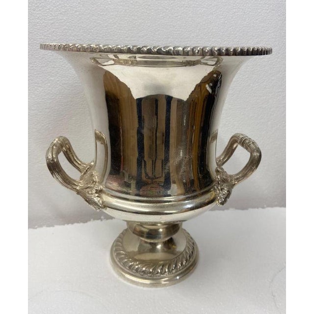 Regency Silver Plate Wine Cooler For Sale - Image 5 of 6