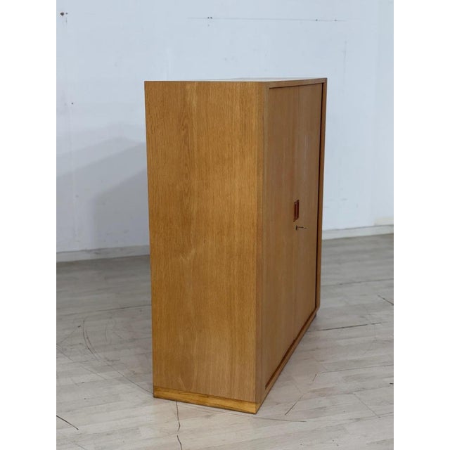 Danish Roller Shutter Cabinet For Sale - Image 10 of 16