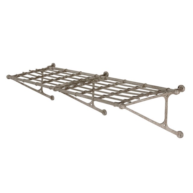 Vintage 1940s Industrial Cast Aluminum Pullman Train Car Luggage Rack ...