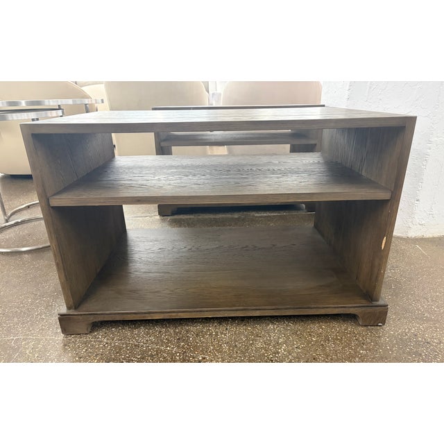 2020s Restoration Hardware Genevieve Rectangular Side Table For Sale - Image 5 of 6