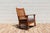 1940s Mission Style Solid Oak Rocking Chair | Arts & Crafts Wooden Rocker For Sale - Image 14 of 18