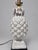Mid 20th Century Vintage Italian Mid Century White Glazed Pineapple Form Ceramic Table Lamp For Sale - Image 5 of 10