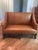 Whittemore Sherrill Manchester Collection Leather Settee For Sale - Image 9 of 10
