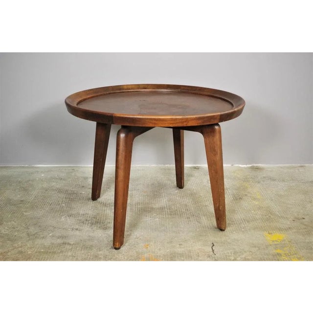 Round coffee table coffee table, 70s