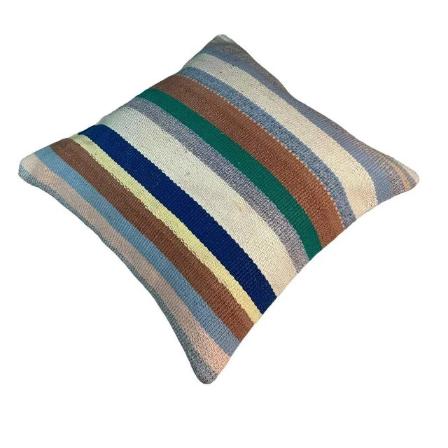 Vintage Turkish Kilim Cushion Cover, 1970 For Sale - Image 9 of 10