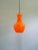 Space Age Orange Opaline Glass Pendant from Targetti Sankey, Italy, 1960s-1970s For Sale - Image 12 of 12