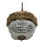 Antique Beaux Arts Bronze Crystal Basket Four Light Chandelier Rewired For Sale