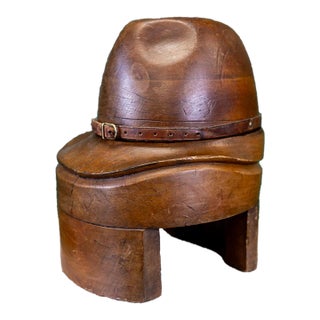 Late 19th Century English Victorian Millinery Hat Form For Sale