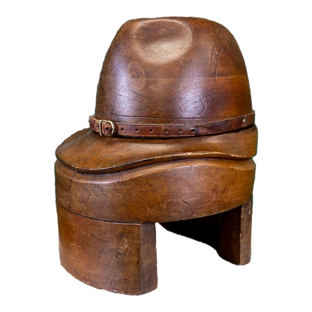 Late 19th Century English Victorian Millinery Hat Form For Sale