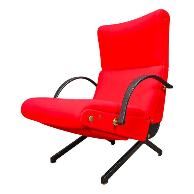 Vintage P40 Lounge Chair by Osvaldo Borsani for Tecno, 1960s For Sale