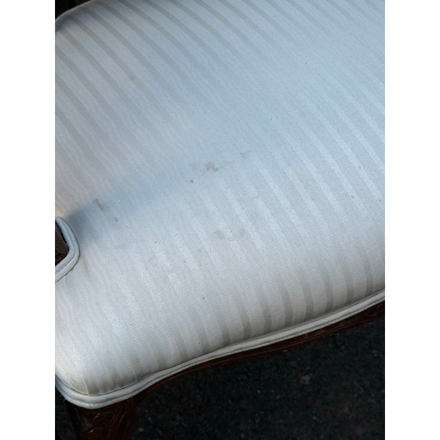 Brown Late 20th Century French Louis XV Fauteuil Armchairs - A Pair For Sale - Image 8 of 12