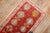 Antique Bright Red Oushak Short Runner - 2'5" x 6'6" For Sale - Image 10 of 11