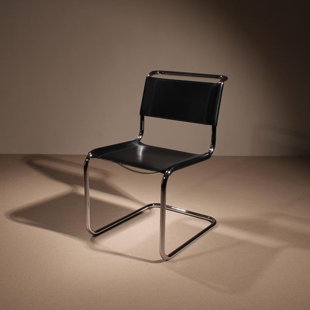 Description for sale is a classic of modern design history: the legendary s 33 cantilever chair, designed by mart stam in...