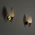 Cream Brass Wall Lamps with Opaline Glass by Paavo Tynell, 1940s, Set of 2 For Sale - Image 8 of 18