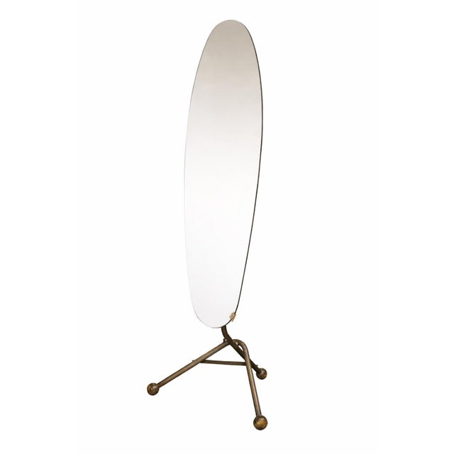 Large Psyche Mirror from Maison Siegel, 1940 For Sale - Image 9 of 9
