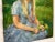 This oil painting of Daisy was painted by Mildred C.Jones (1899-1992) in the 80’s. Mildred Jones was born in Scranton, Pa...