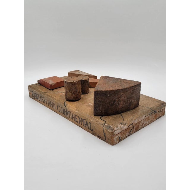 Antique 19th C One Of A Kind English & Continental Wooden Cheese Display Board. For Sale - Image 10 of 16